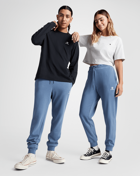 Converse Go-To Embroidered Star Chevron Standard Fit Sweatpant