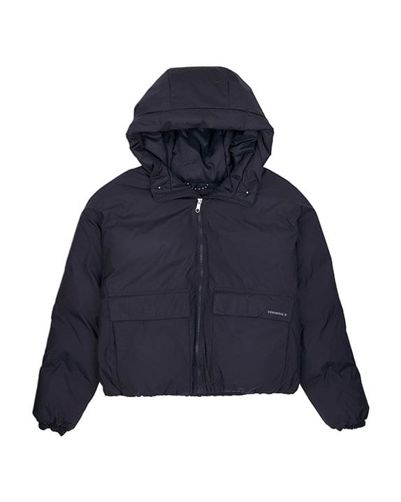 Short Cargo Puffer Jacket
