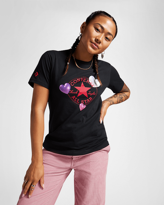 Y2K Heart Slim Fit T-Shirt