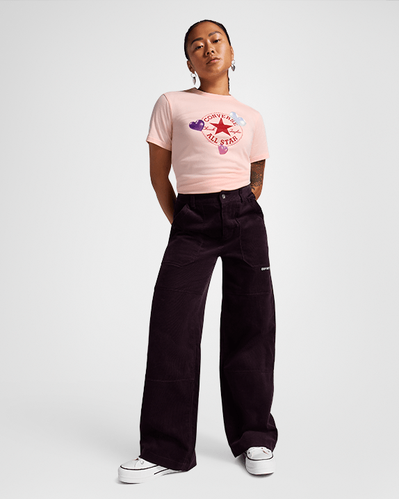 Y2K Heart Slim Fit T-Shirt