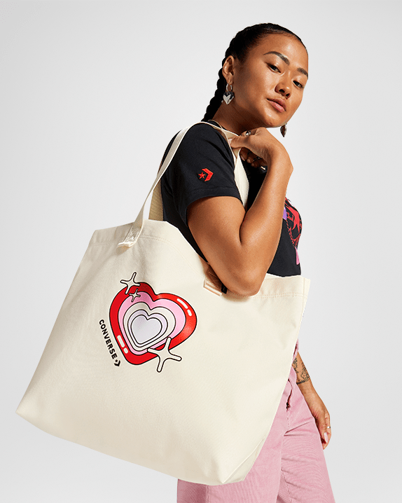 Y2K Heart Tote