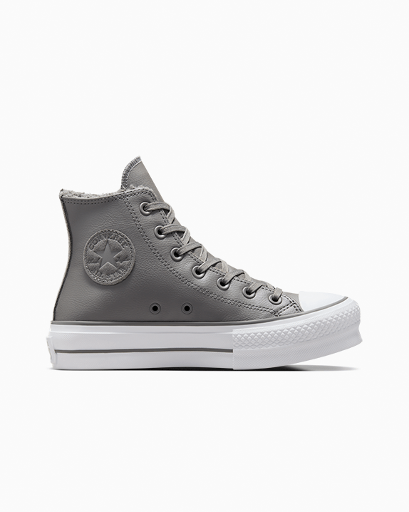 Chuck Taylor All Star Lift Platform Leather & Sherpa