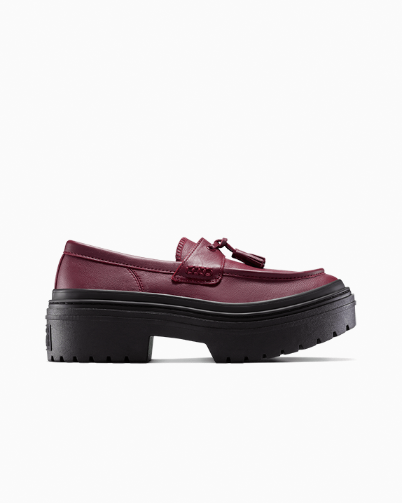 Chuck Taylor All Star Lugged Heel Loafer Platform Leather
