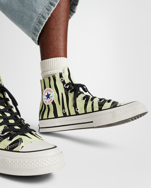 Glow-In-The-Dark Zebra Print